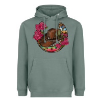 Sage western serape horseshoe Heavyweight Hoodie - RanaPortraitStore