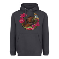 Smoke western serape horseshoe Heavyweight Hoodie - RanaPortraitStore