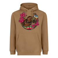 Toasted Coconut western serape horseshoe Heavyweight Hoodie - RanaPortraitStore