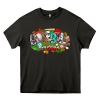 Asphalt baseball grandma Heavy Core Tee - CowhideDigitalArt