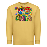Antique Gold pride Premium Sweatshirt - CowhideDigitalArt