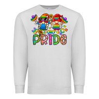 Dove Grey pride Premium Sweatshirt - CowhideDigitalArt