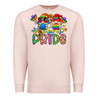 Pale Pink pride Premium Sweatshirt - CowhideDigitalArt