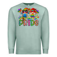 Seafoam pride Premium Sweatshirt - CowhideDigitalArt