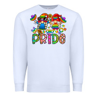 White pride Premium Sweatshirt - CowhideDigitalArt