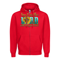 Red trust in the lord with all your heart Zipper Hoodie - texasbilliewilder