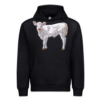 Black charolais calf Urban Hoodie - LillyAllenDesigns