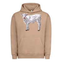 Pigment Burro charolais calf Urban Hoodie - LillyAllenDesigns