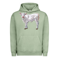 Pigment Oil Green charolais calf Urban Hoodie - LillyAllenDesigns