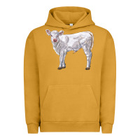 Pigment Peanut Butter charolais calf Urban Hoodie - LillyAllenDesigns