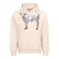 Sandshell charolais calf Urban Hoodie - LillyAllenDesigns