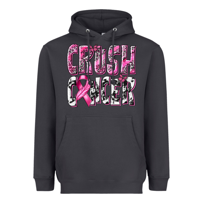 Crush Cancer Heavyweight Hoodie by texasbilliewilder | Teevron