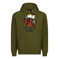 Army Green you serious clark Christmas vacation rooster Premium Hoodie - Jasminsmagicworld