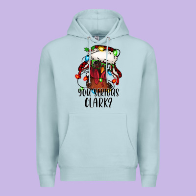 You Serious Clark Christmas Vacation Rooster Premium Hoodie Designed By Jasminsmagicworld