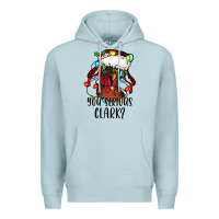 Blue Mist you serious clark Christmas vacation rooster Premium Hoodie - Jasminsmagicworld