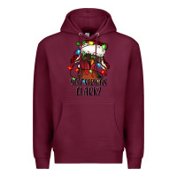 Burgundy you serious clark Christmas vacation rooster Premium Hoodie - Jasminsmagicworld