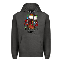 Charcoal Heather you serious clark Christmas vacation rooster Premium Hoodie - Jasminsmagicworld