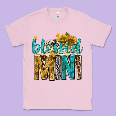 Classic Tee blessed mini with sunflowers