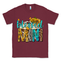 Burgundy blessed mini with sunflowers Classic Tee - texasbilliewilder
