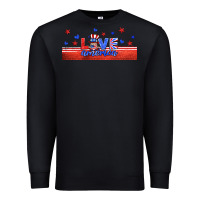 Black love america gnome libbey cup Premium Sweatshirt - HRA Design Shop