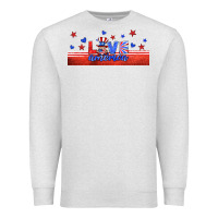 Oatmeal Heather love america gnome libbey cup Premium Sweatshirt - HRA Design Shop
