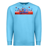 Ocean Blue love america gnome libbey cup Premium Sweatshirt - HRA Design Shop
