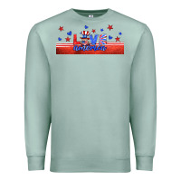 Seafoam love america gnome libbey cup Premium Sweatshirt - HRA Design Shop