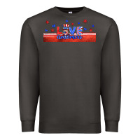Smoke love america gnome libbey cup Premium Sweatshirt - HRA Design Shop