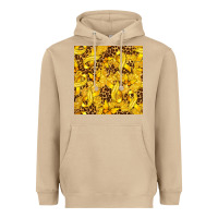 Mushroom Childhood Cancer Butterfly Heavyweight Hoodie - texasbilliewilder