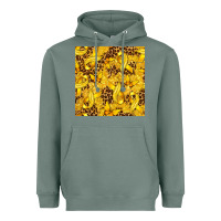 Sage Childhood Cancer Butterfly Heavyweight Hoodie - texasbilliewilder