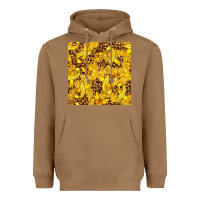 Toasted Coconut Childhood Cancer Butterfly Heavyweight Hoodie - texasbilliewilder