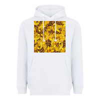 White Childhood Cancer Butterfly Heavyweight Hoodie - texasbilliewilder
