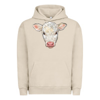 Pigment French Oak charolais calf face Urban Hoodie - LillyAllenDesigns