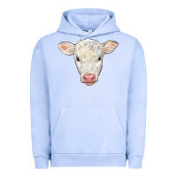 Pigment Grape Ice charolais calf face Urban Hoodie - LillyAllenDesigns