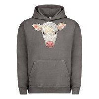 Pigment Tornado charolais calf face Urban Hoodie - LillyAllenDesigns