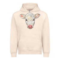 Sandshell charolais calf face Urban Hoodie - LillyAllenDesigns