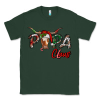 Sports Green Papa Claus With Long Horn Western Christmas Classic Tee - RanaPortraitStore