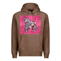Chestnut unicorn Premium Hoodie - LillyAllenDesigns