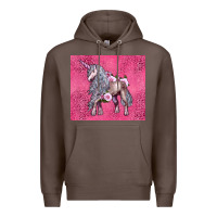 Coffee unicorn Premium Hoodie - LillyAllenDesigns