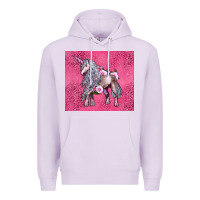 Lilac unicorn Premium Hoodie - LillyAllenDesigns