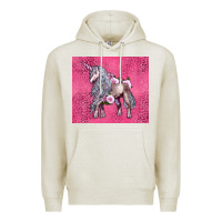 Oatmeal Heather unicorn Premium Hoodie - LillyAllenDesigns