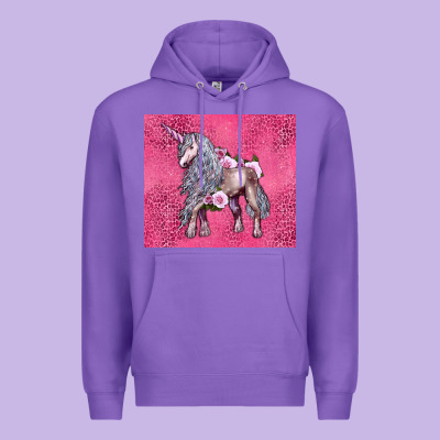 Unicorn Premium Hoodie Designed By Lillyallendesigns
