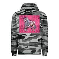 Slate Camo unicorn Premium Hoodie - LillyAllenDesigns