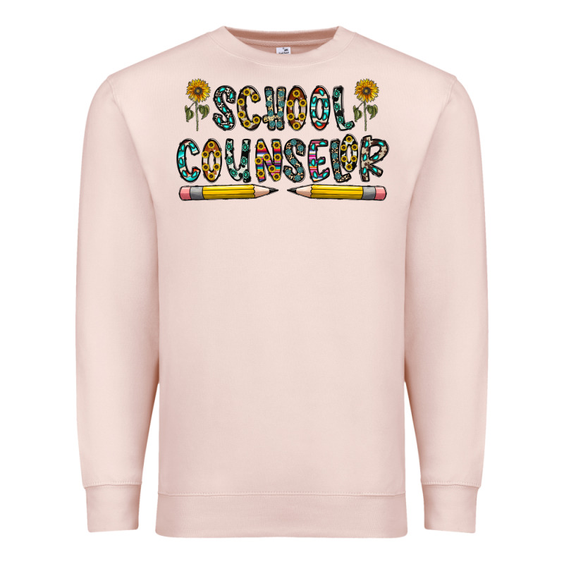 School Counselor Premium Sweatshirt by CowhideDigitalArt | Teevron