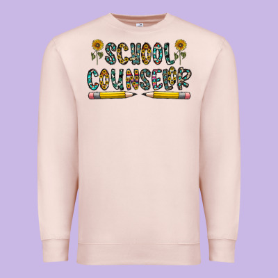 School Counselor Premium Sweatshirt Designed By Cowhidedigitalart