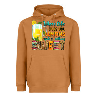 Meerkat when life gives you lemons make someting sweet Heavyweight Hoodie - Zillion Design Studio