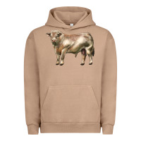 Pigment Burro charolais bull Urban Hoodie - LillyAllenDesigns