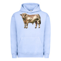 Pigment Grape Ice charolais bull Urban Hoodie - LillyAllenDesigns
