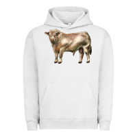Pigment Lunar Rock charolais bull Urban Hoodie - LillyAllenDesigns