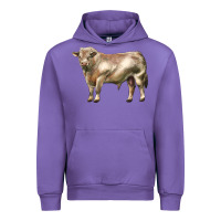 Tulip charolais bull Urban Hoodie - LillyAllenDesigns